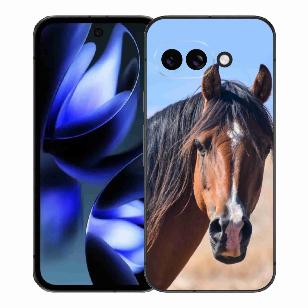 Gelový kryt mmCase na Google Pixel 9a - klidný kůň