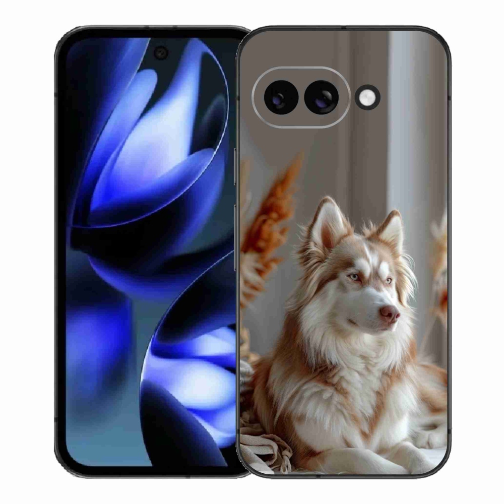 Gelový kryt mmCase na Google Pixel 9a - klidný sibiřský husky