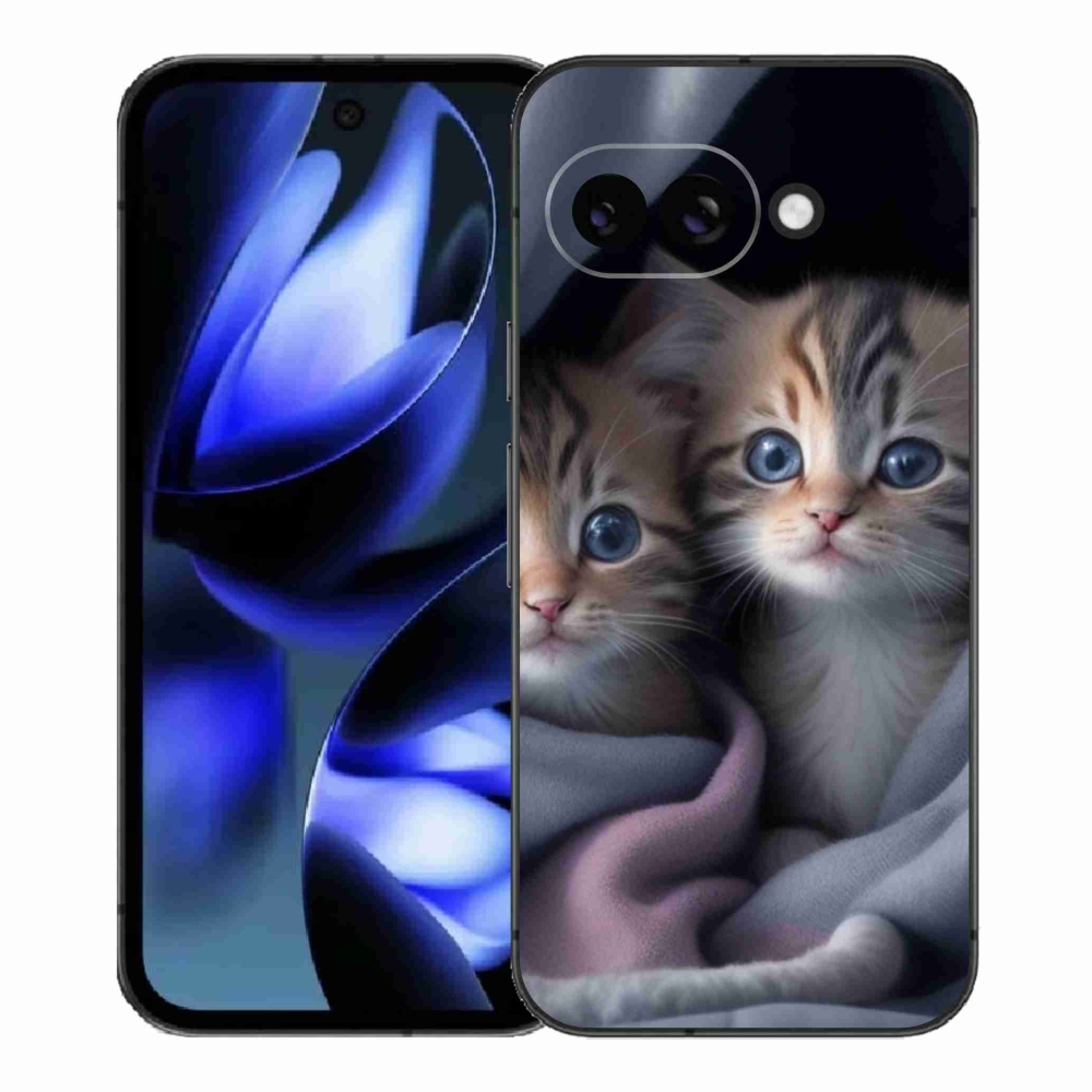 Gelový kryt mmCase na Google Pixel 9a - kočičí duo 2