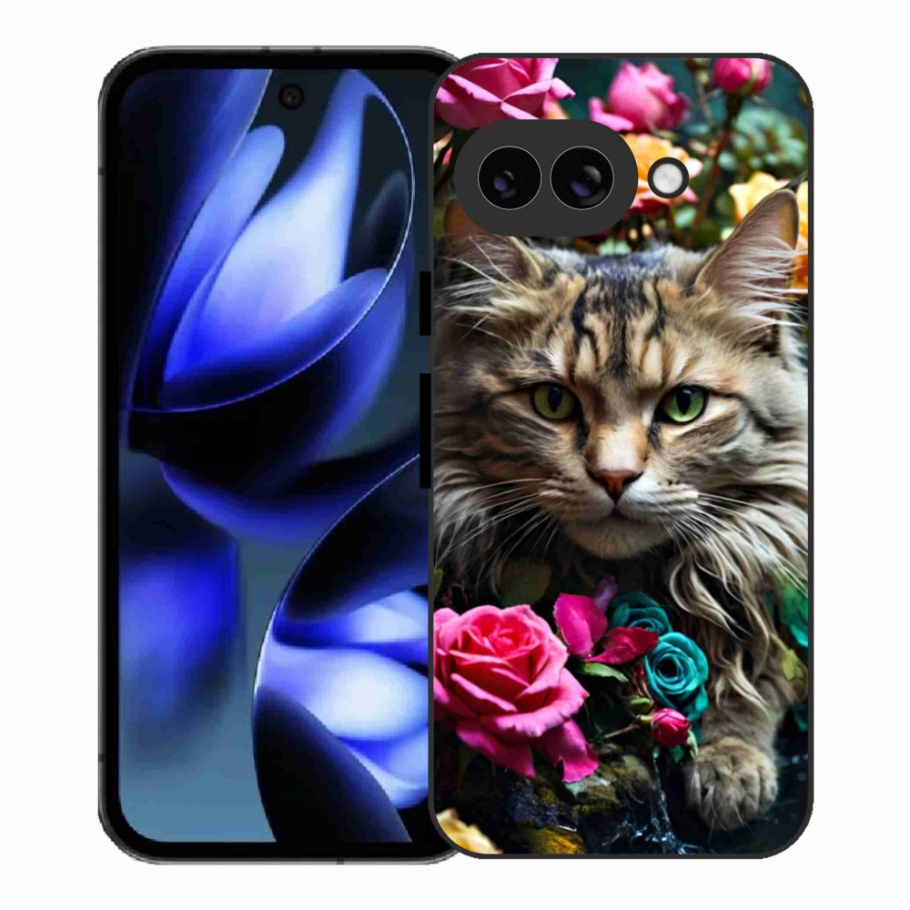 Gelový kryt mmCase na Google Pixel 9a - kočíčí pohled 2