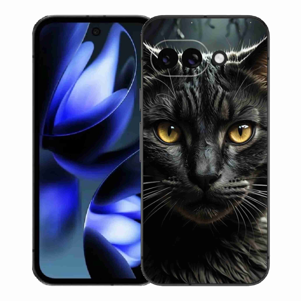 Gelový kryt mmCase na Google Pixel 9a - kočičí pohled 3