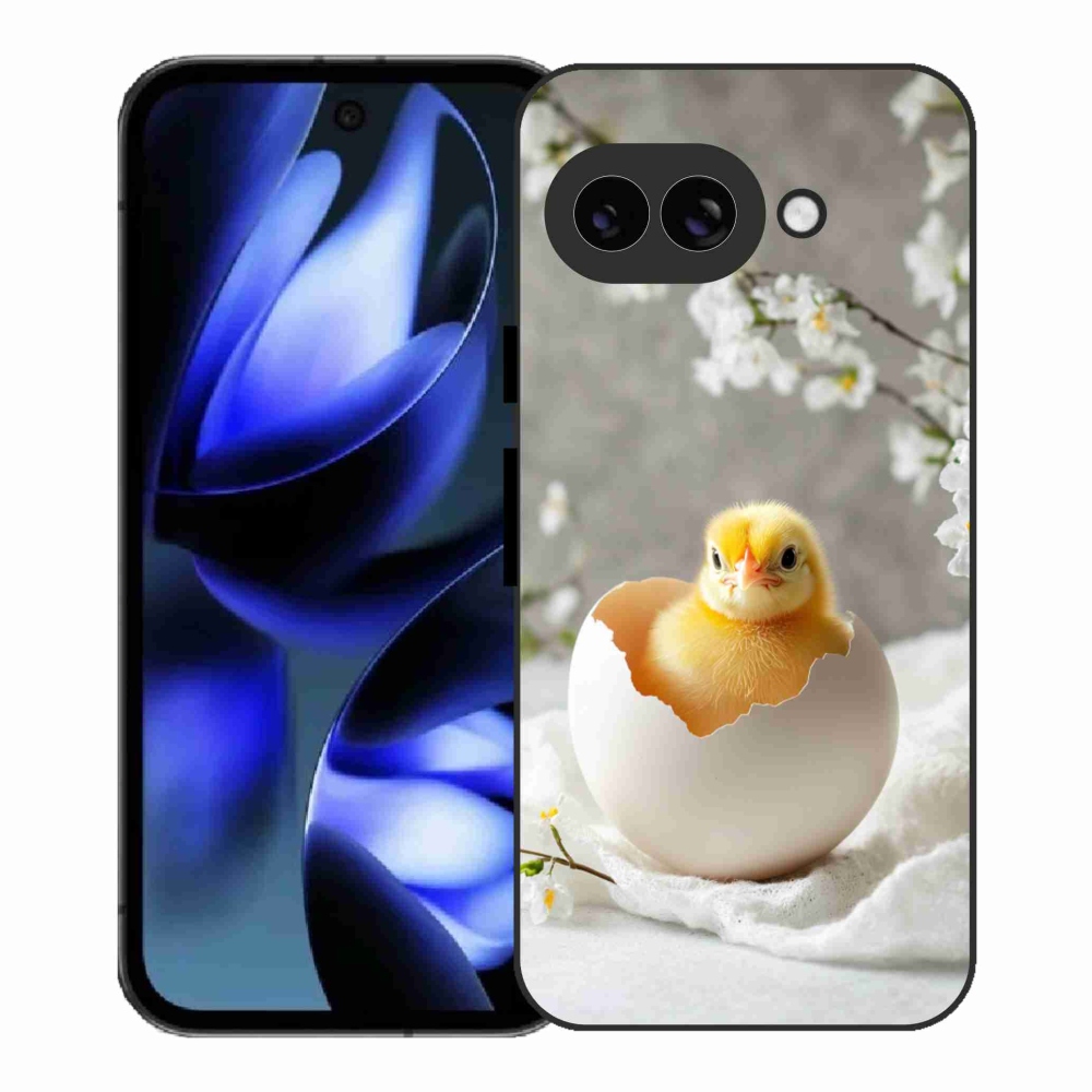 Gelový kryt mmCase na Google Pixel 9a - kuřátko