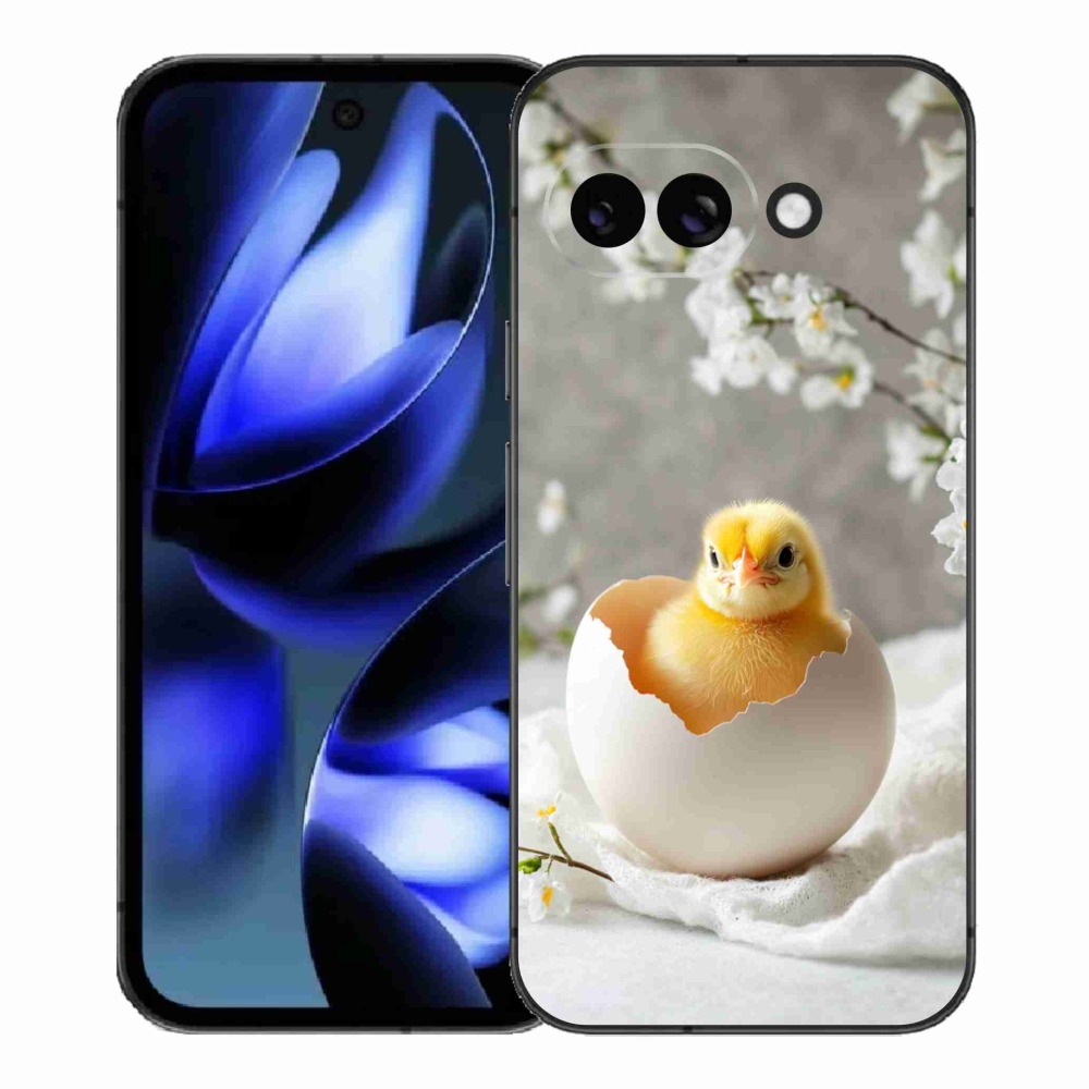 Gelový kryt mmCase na Google Pixel 9a - kuřátko
