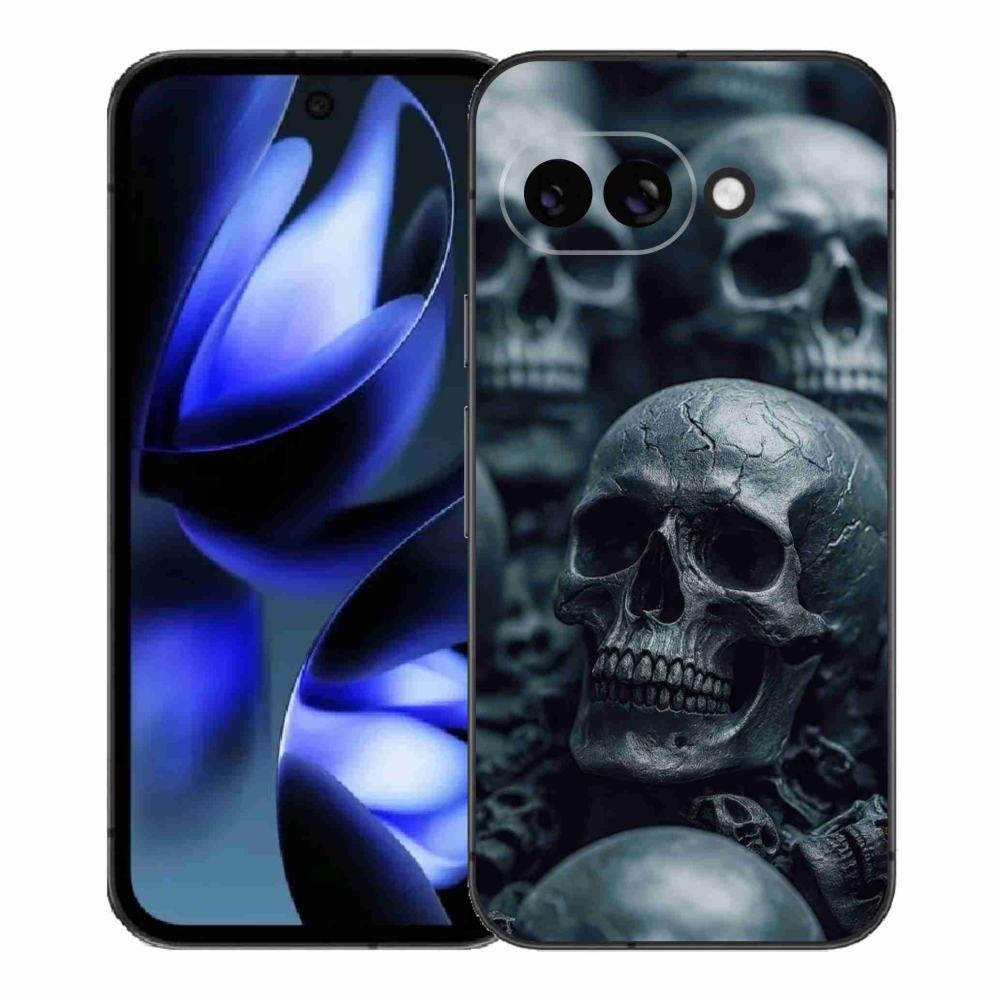 Gelový kryt mmCase na Google Pixel 9a - lebka 2