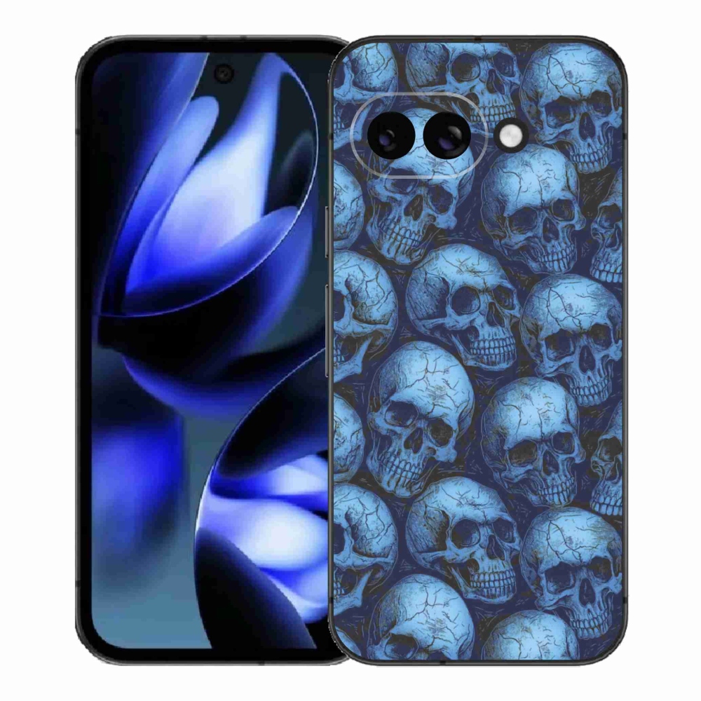 Gelový kryt mmCase na Google Pixel 9a - lebky