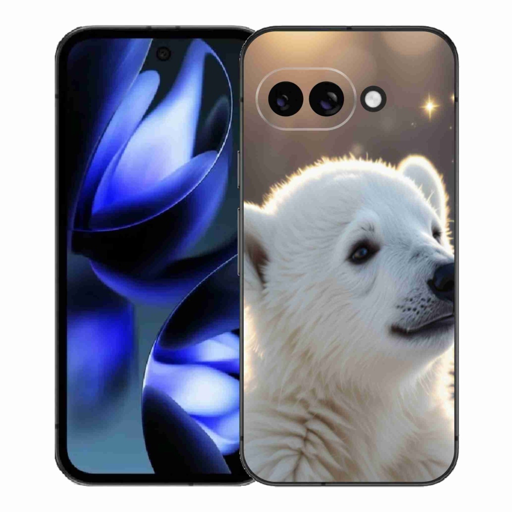 Gelový kryt mmCase na Google Pixel 9a - lední medvěd