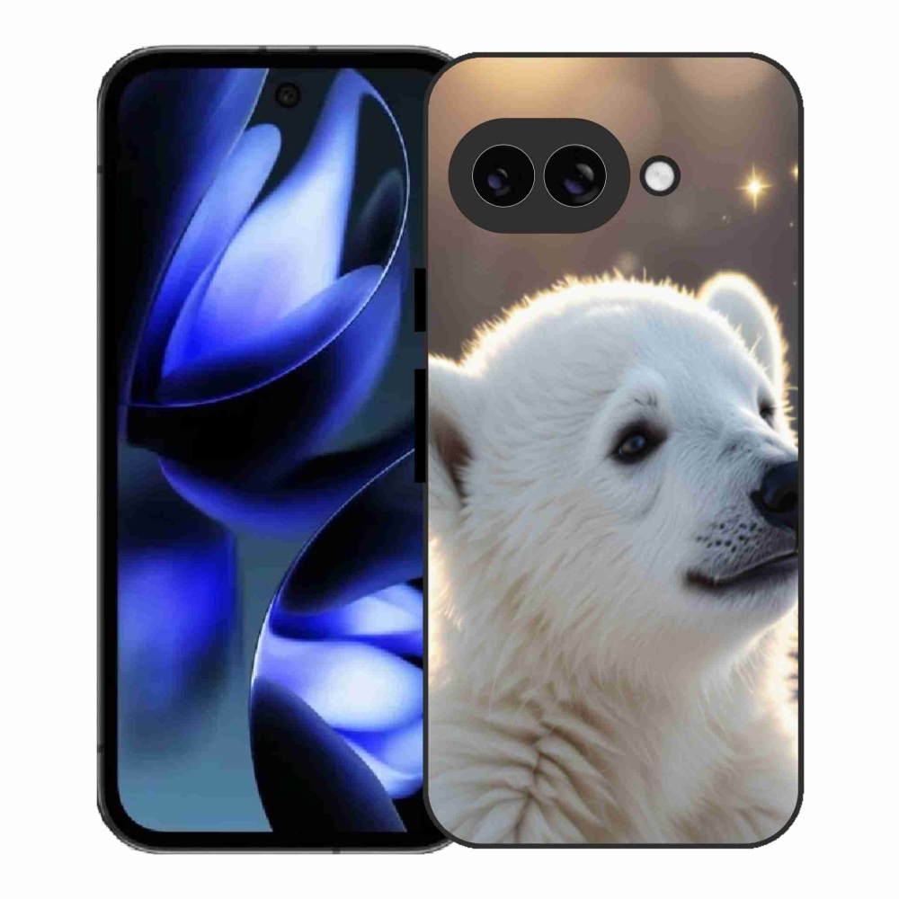 Gelový kryt mmCase na Google Pixel 9a - lední medvěd