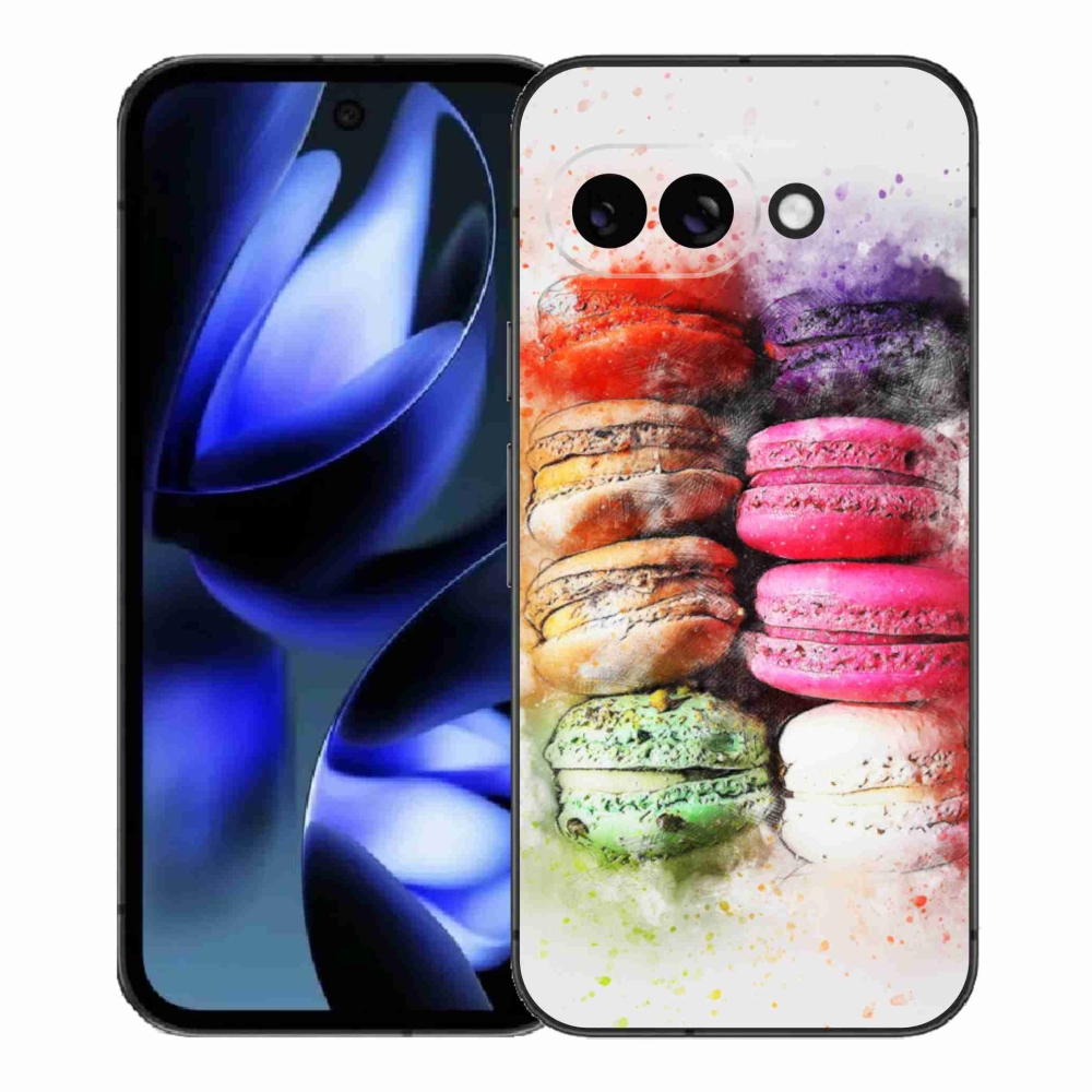 Gelový kryt mmCase na Google Pixel 9a - makrónky