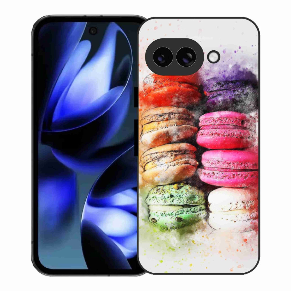 Gelový kryt mmCase na Google Pixel 9a - makrónky