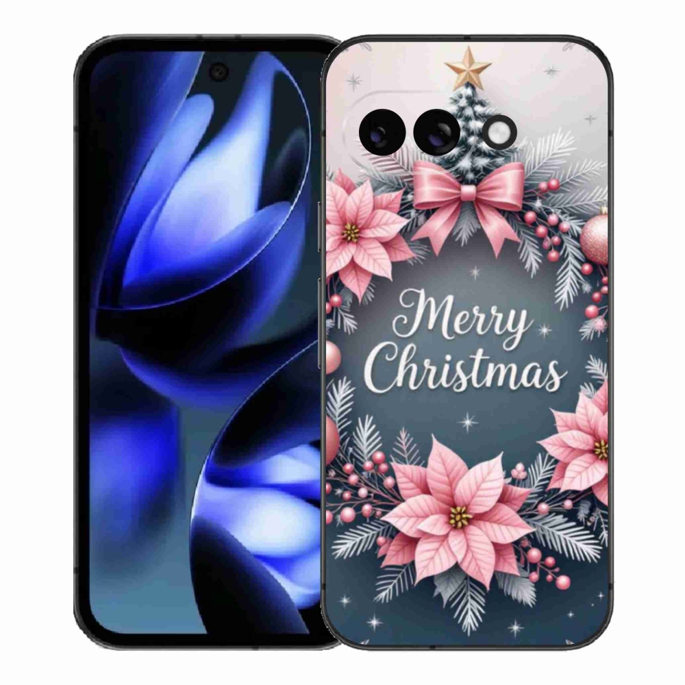 Gelový kryt mmCase na Google Pixel 9a - merry christmas