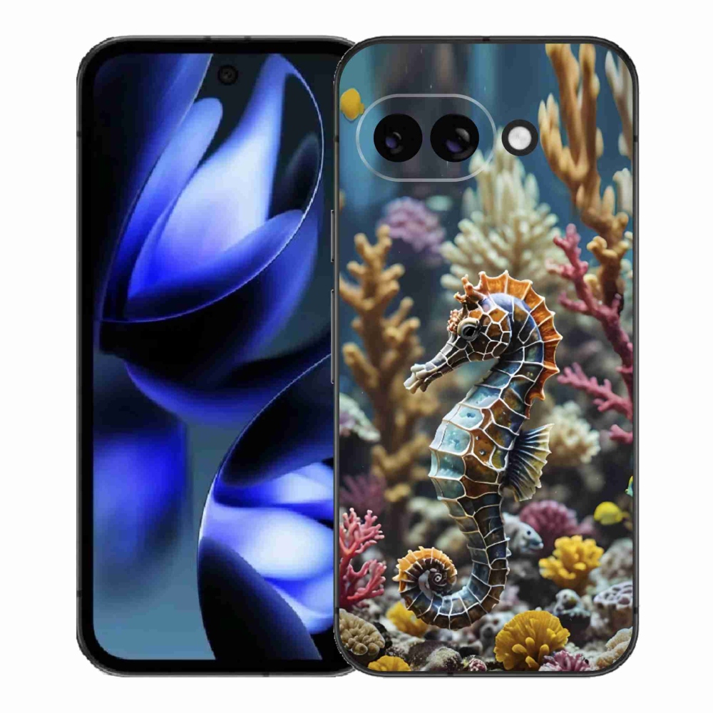 Gelový kryt mmCase na Google Pixel 9a - mořský koník 2
