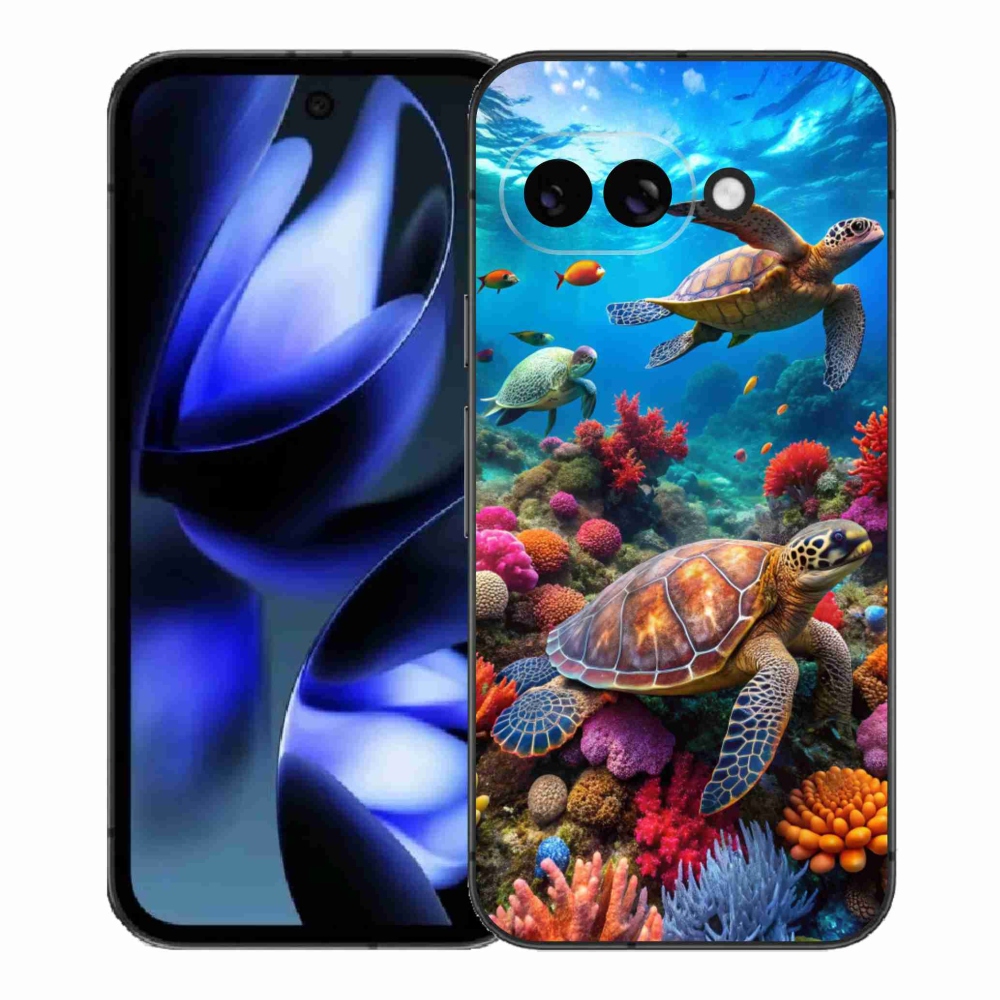 Gelový kryt mmCase na Google Pixel 9a - mořský svět 2