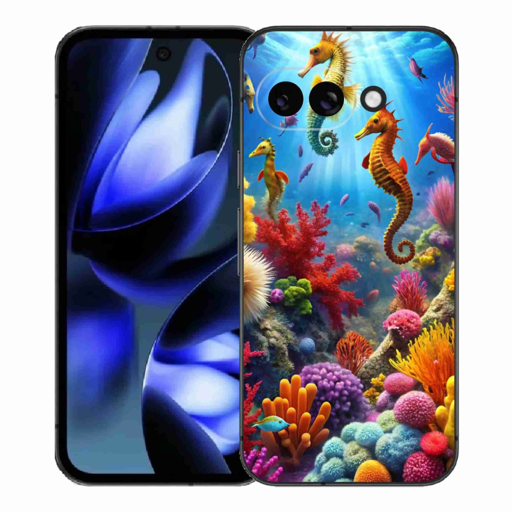 Gelový kryt mmCase na Google Pixel 9a - mořský svět 3