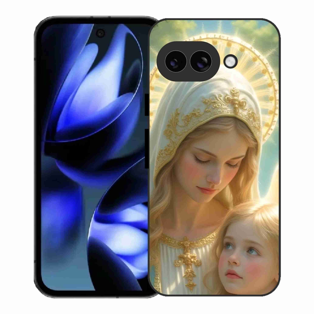 Gelový kryt mmCase na Google Pixel 9a - náboženský motiv 2