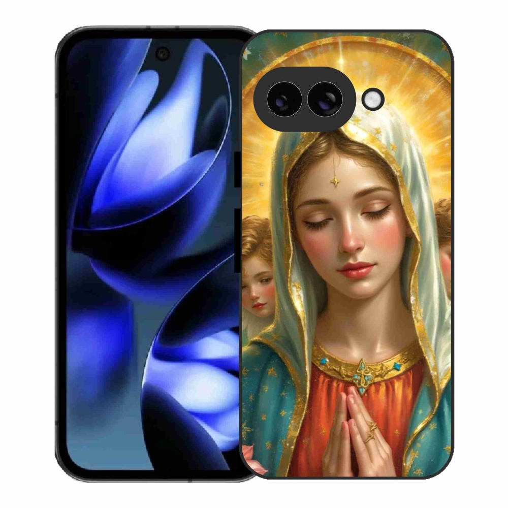 Gelový kryt mmCase na Google Pixel 9a - náboženský motiv 3