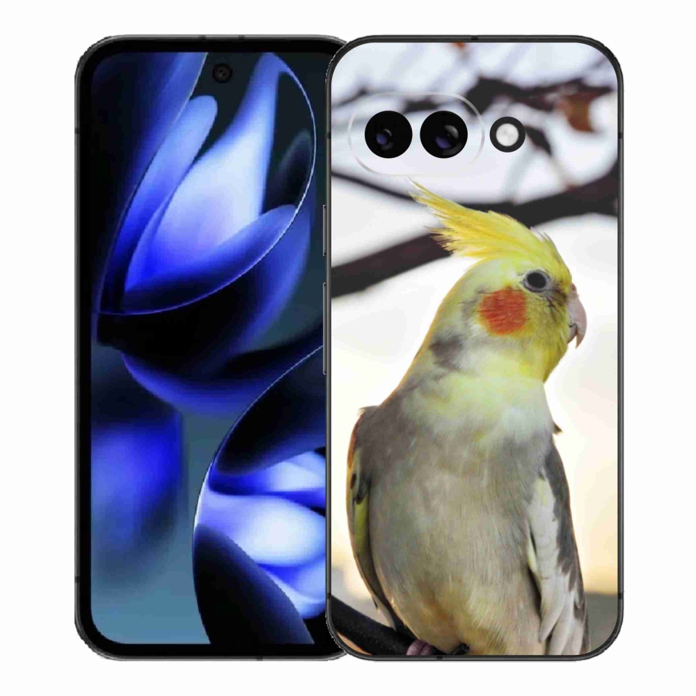 Gelový kryt mmCase na Google Pixel 9a - papoušek korela