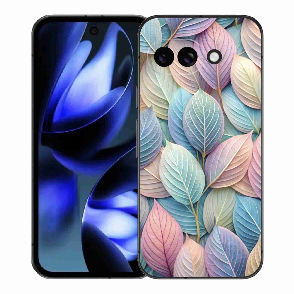 Gelový kryt mmCase na Google Pixel 9a - pastelové listy