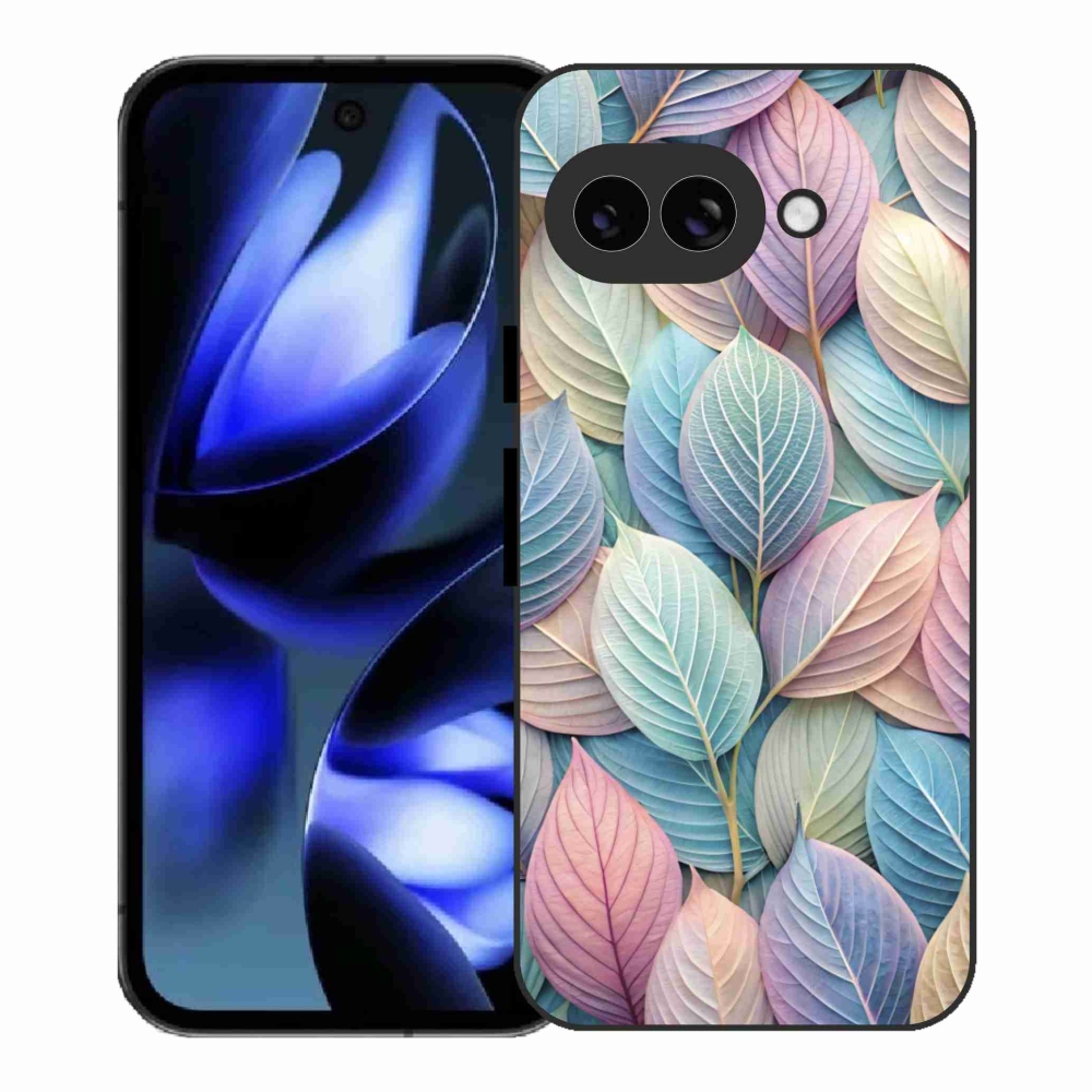 Gelový kryt mmCase na Google Pixel 9a - pastelové listy