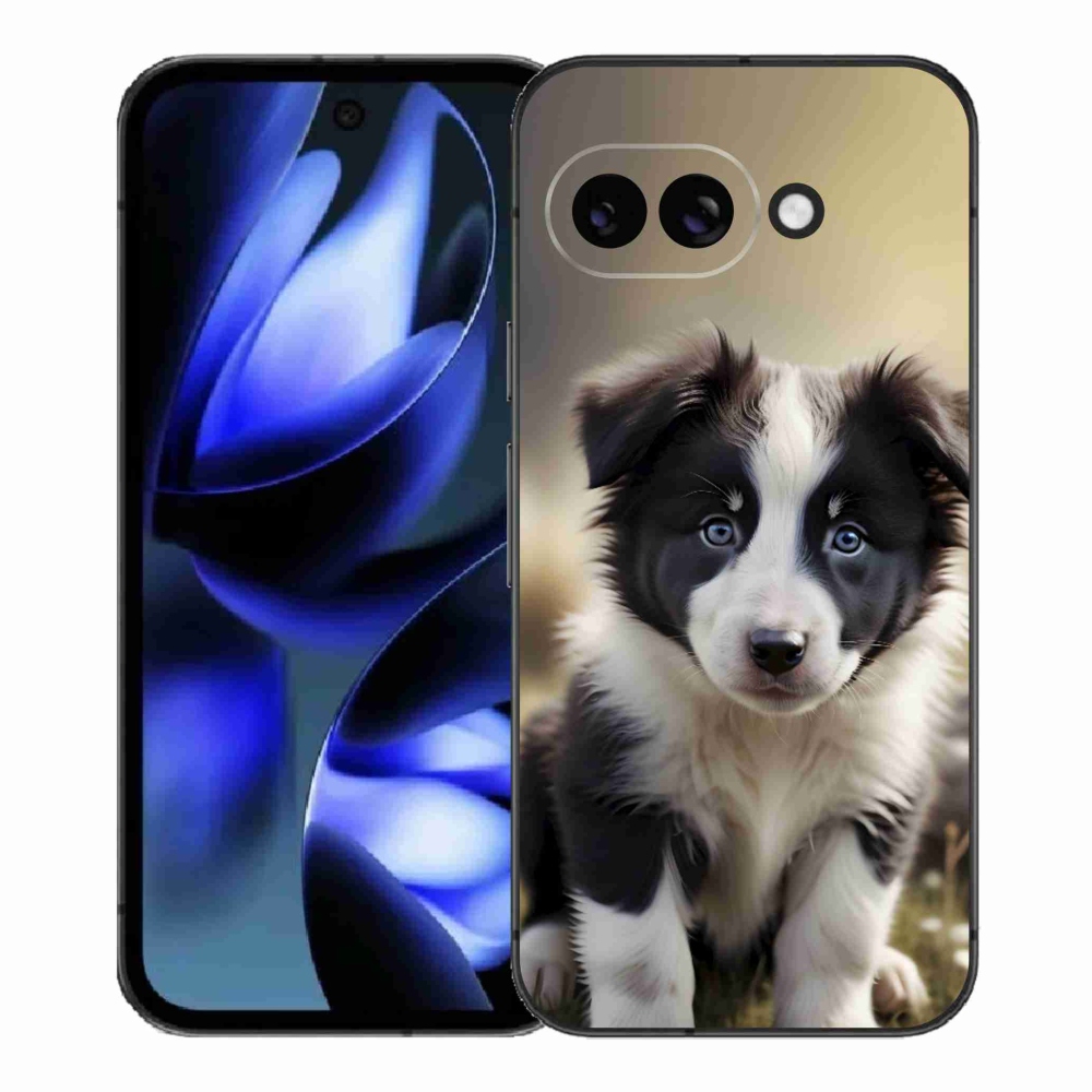 Gelový kryt mmCase na Google Pixel 9a - roztomilá border kolie