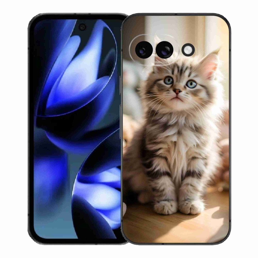 Gelový kryt mmCase na Google Pixel 9a - roztomilé kotě 10