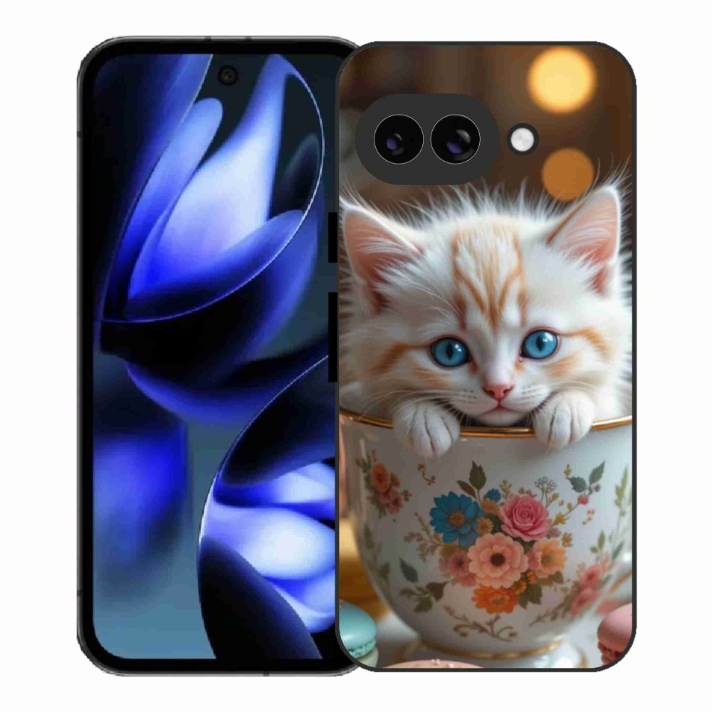 Gelový kryt mmCase na Google Pixel 9a - roztomilé kotě 6