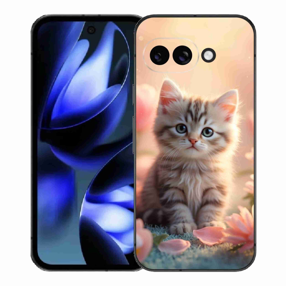 Gelový kryt mmCase na Google Pixel 9a - roztomilé kotě 8