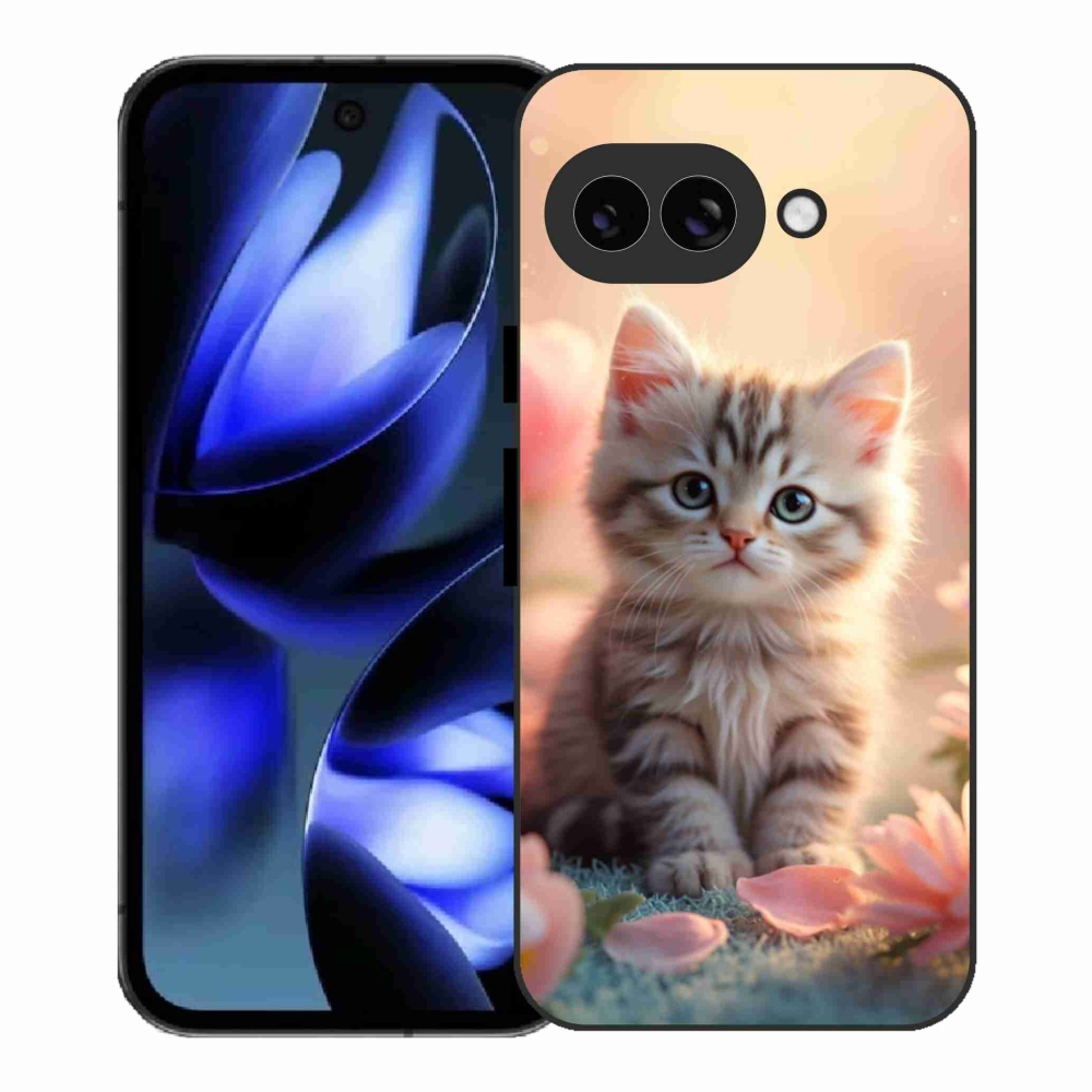 Gelový kryt mmCase na Google Pixel 9a - roztomilé kotě 8