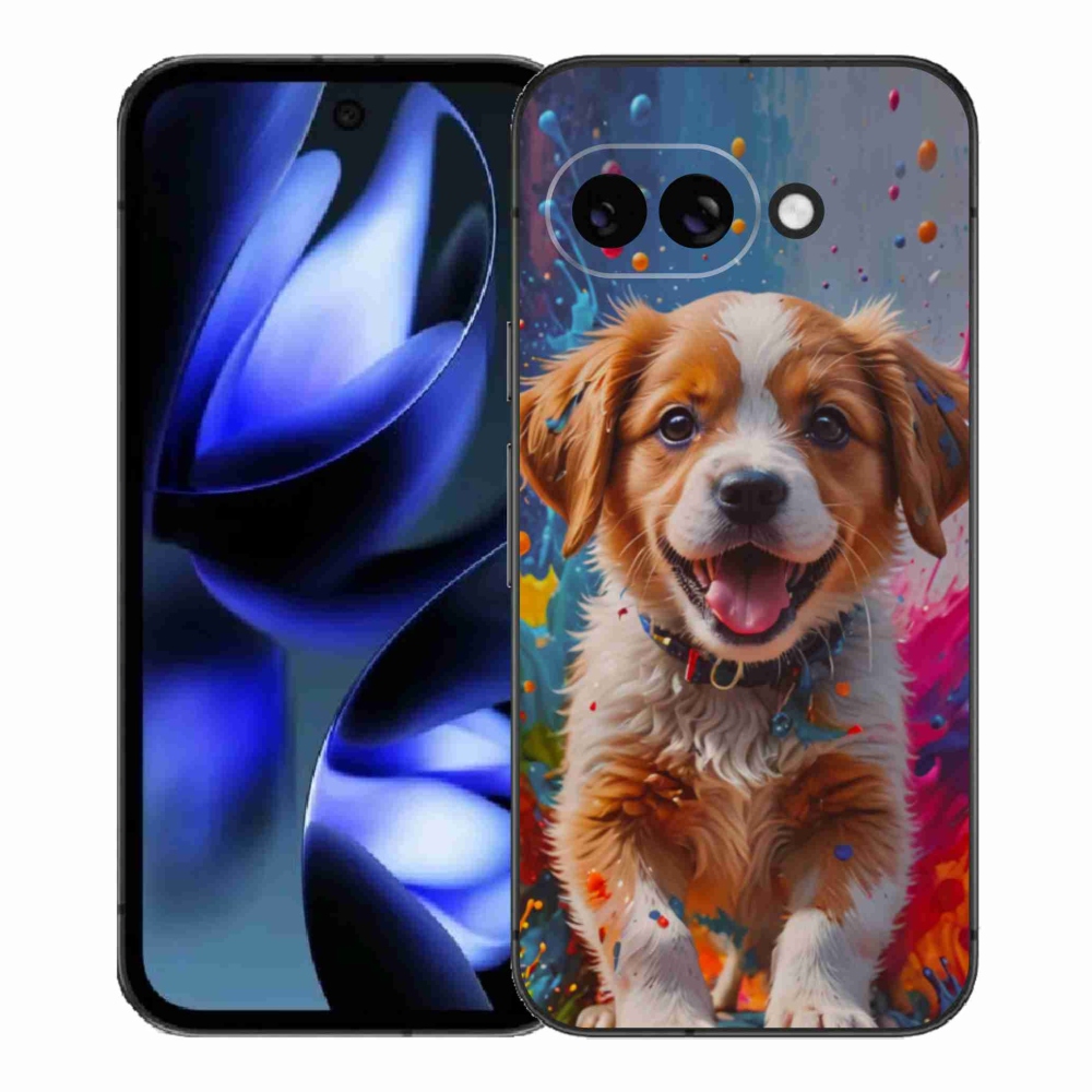 Gelový kryt mmCase na Google Pixel 9a - roztomilé štěně 3