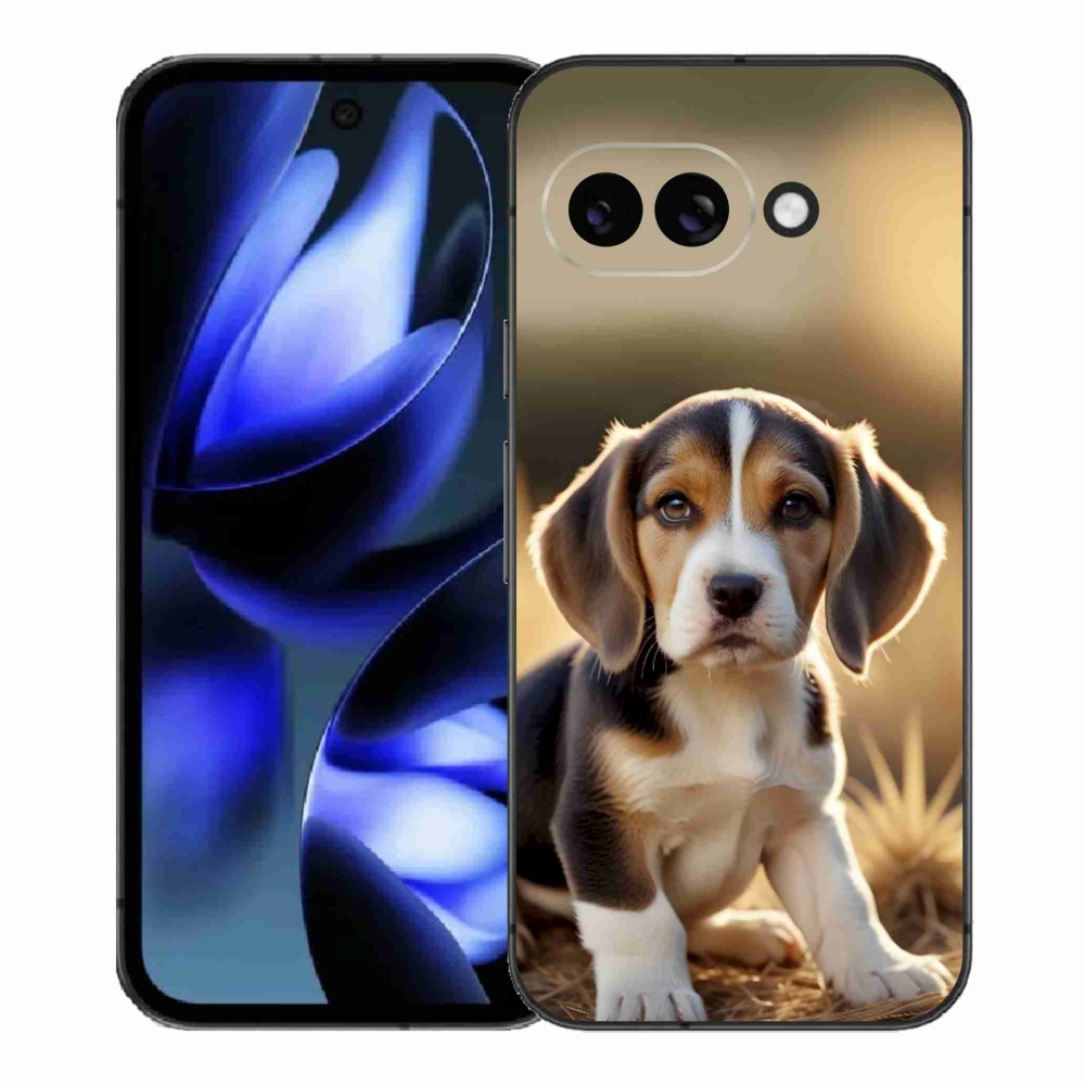 Gelový kryt mmCase na Google Pixel 9a - roztomilý bígl