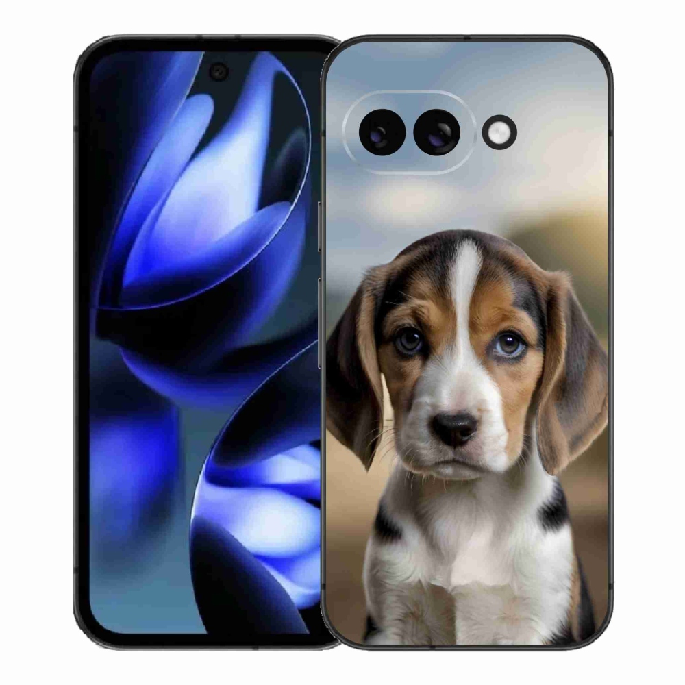 Gelový kryt mmCase na Google Pixel 9a - roztomilý bígl