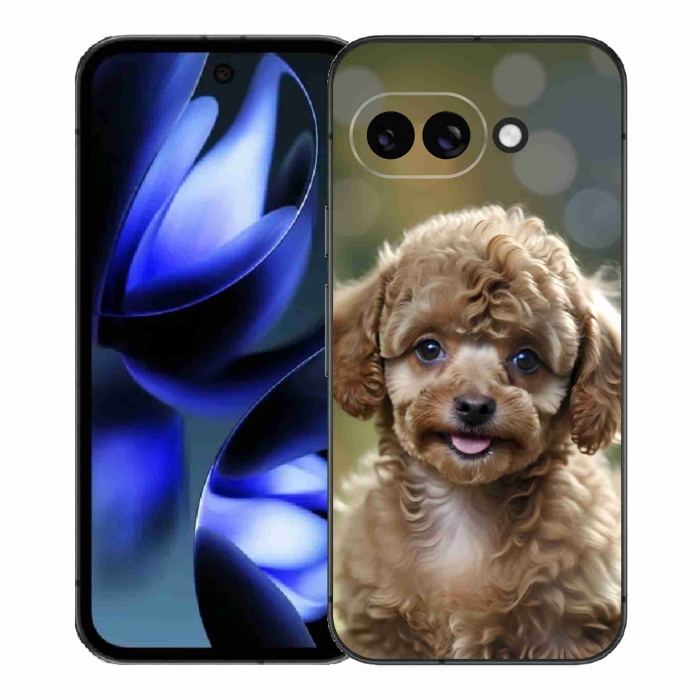 Gelový kryt mmCase na Google Pixel 9a - roztomilý pudl