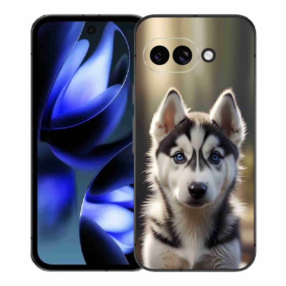 Gelový kryt mmCase na Google Pixel 9a - roztomilý sibiřský husky