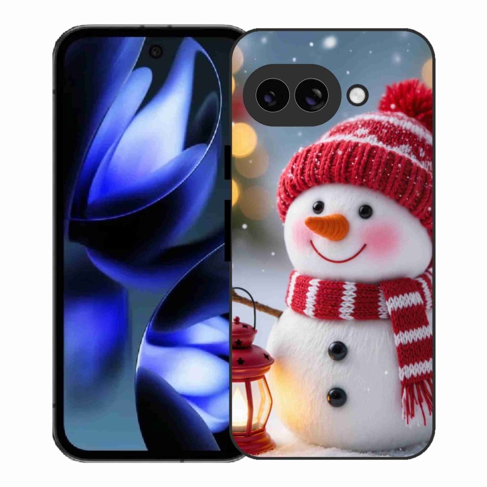 Gelový kryt mmCase na Google Pixel 9a - sněhulák 2