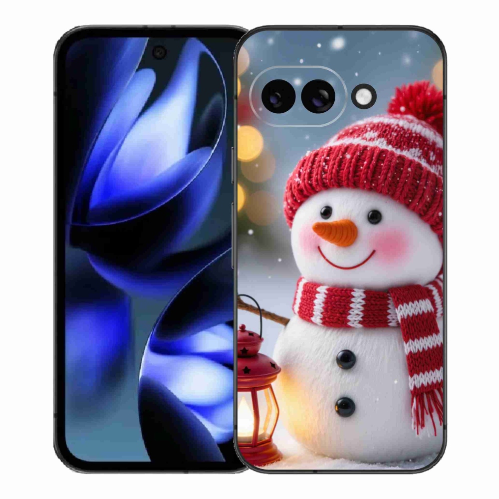 Gelový kryt mmCase na Google Pixel 9a - sněhulák 2