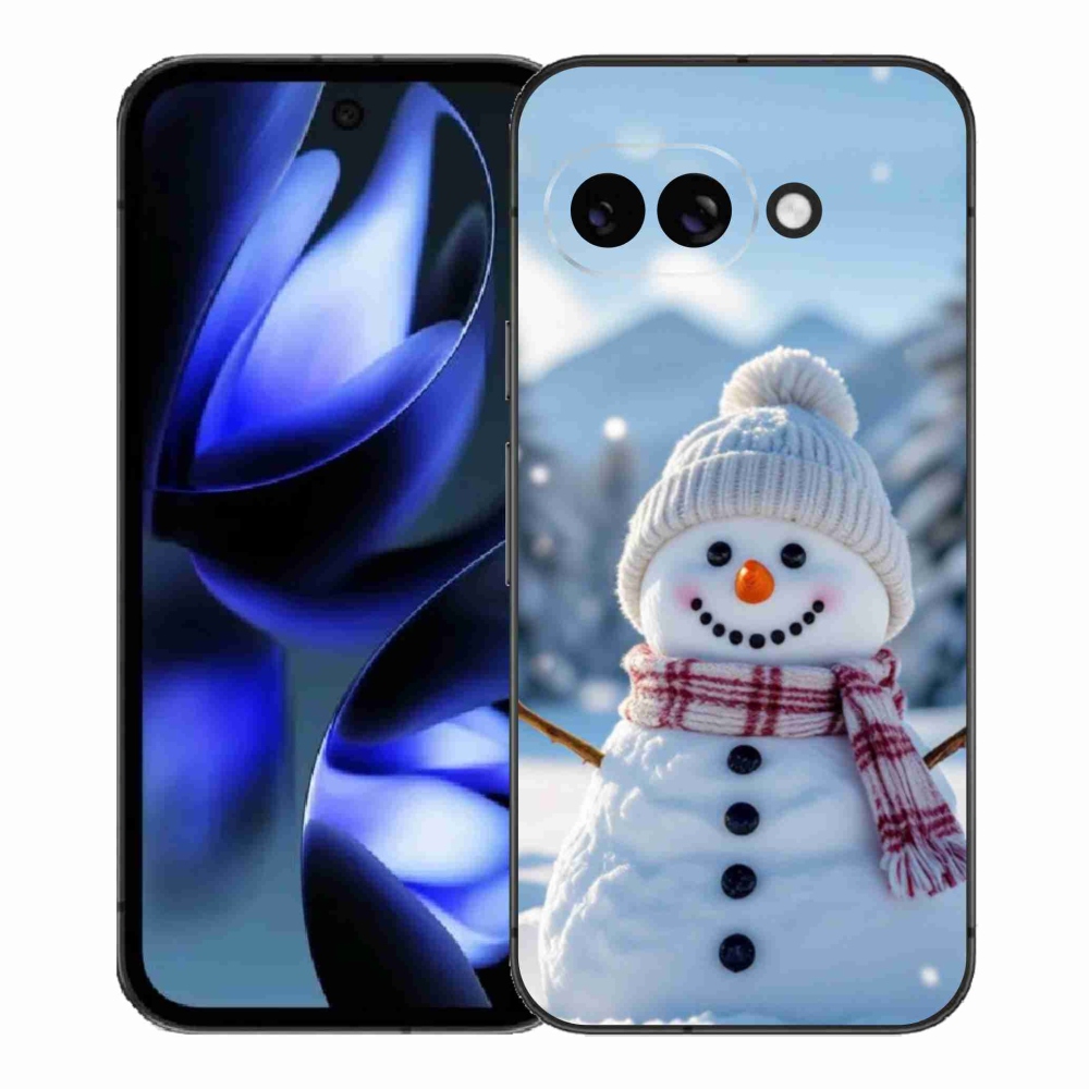 Gelový kryt mmCase na Google Pixel 9a - sněhulák 3