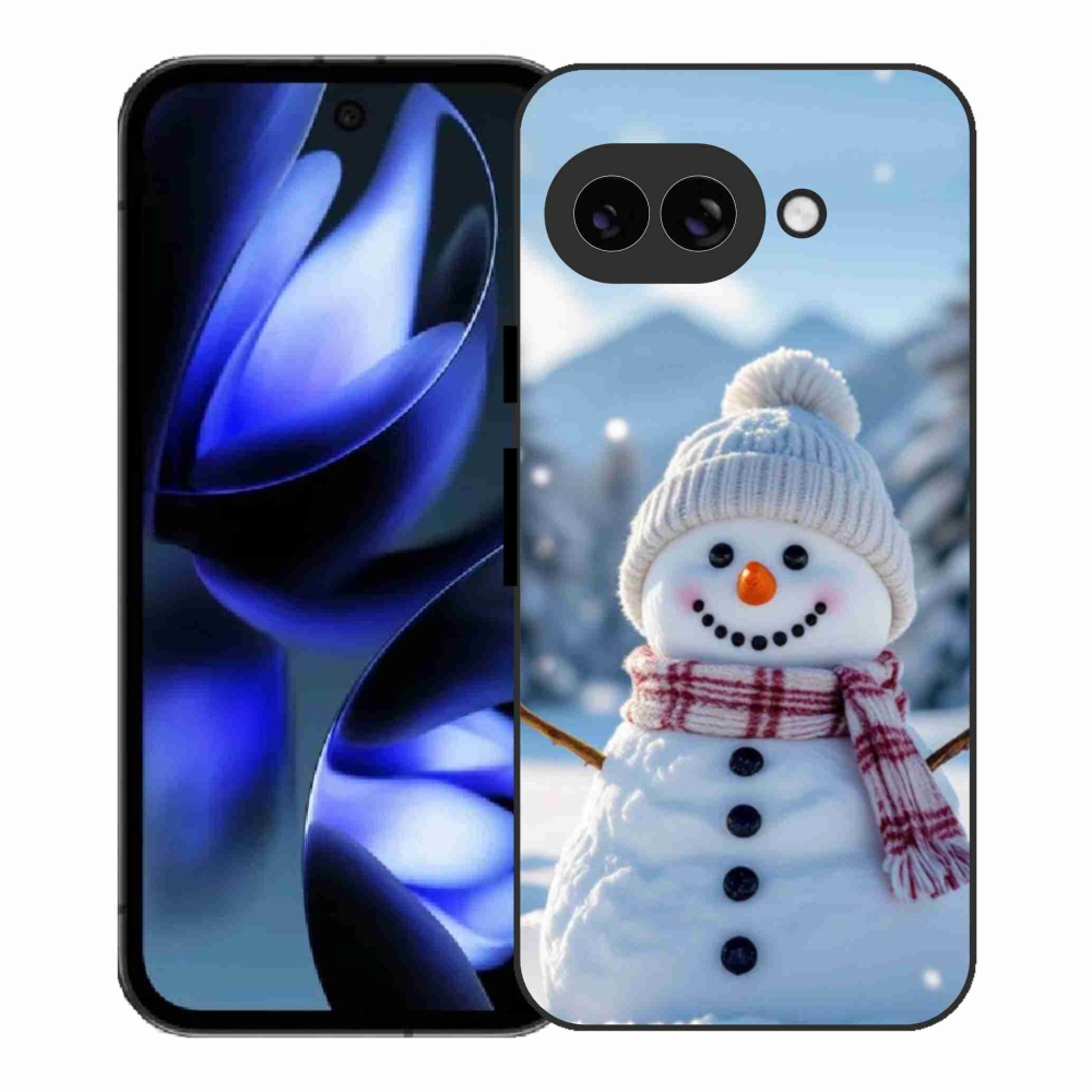 Gelový kryt mmCase na Google Pixel 9a - sněhulák 3