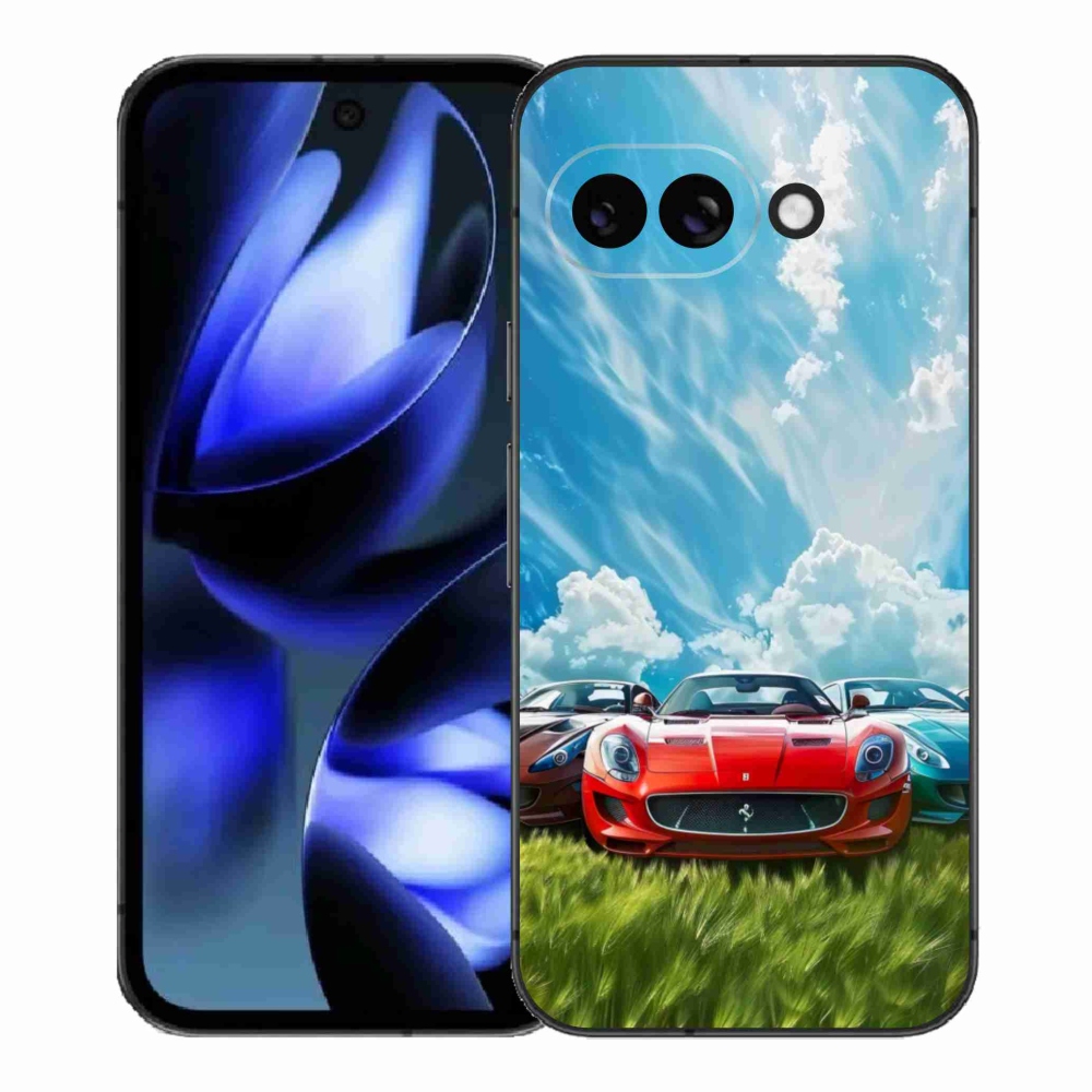 Gelový kryt mmCase na Google Pixel 9a - sportovní vozy
