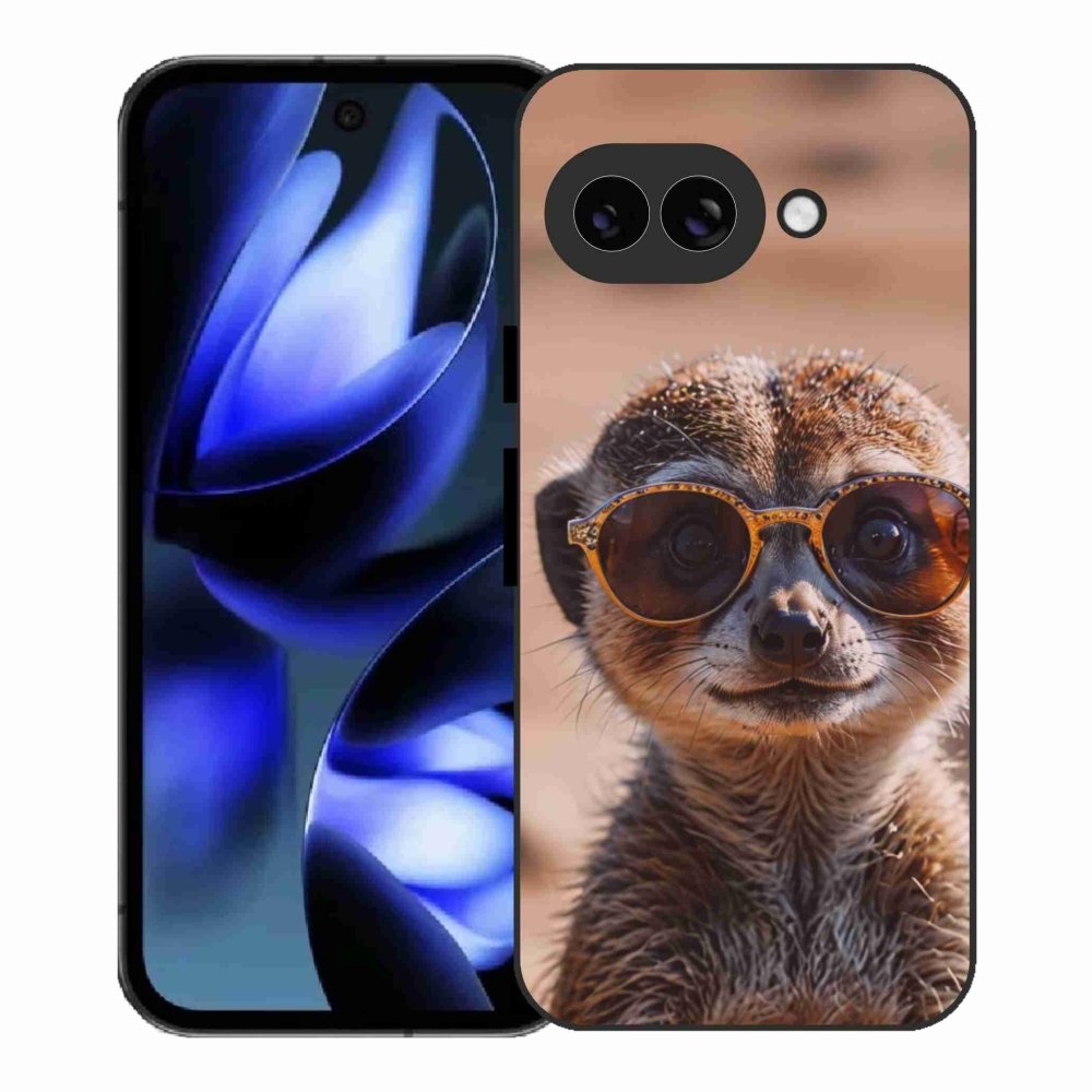 Gelový kryt mmCase na Google Pixel 9a - stylová surikata