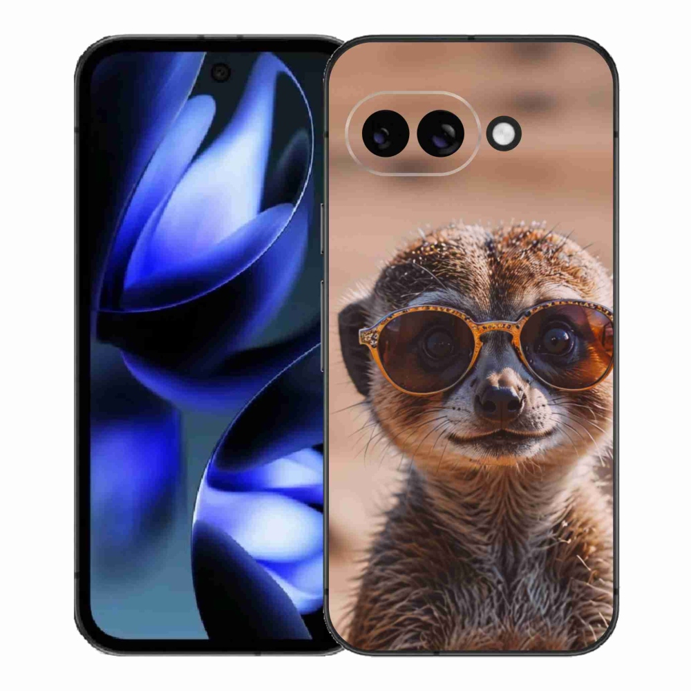 Gelový kryt mmCase na Google Pixel 9a - stylová surikata