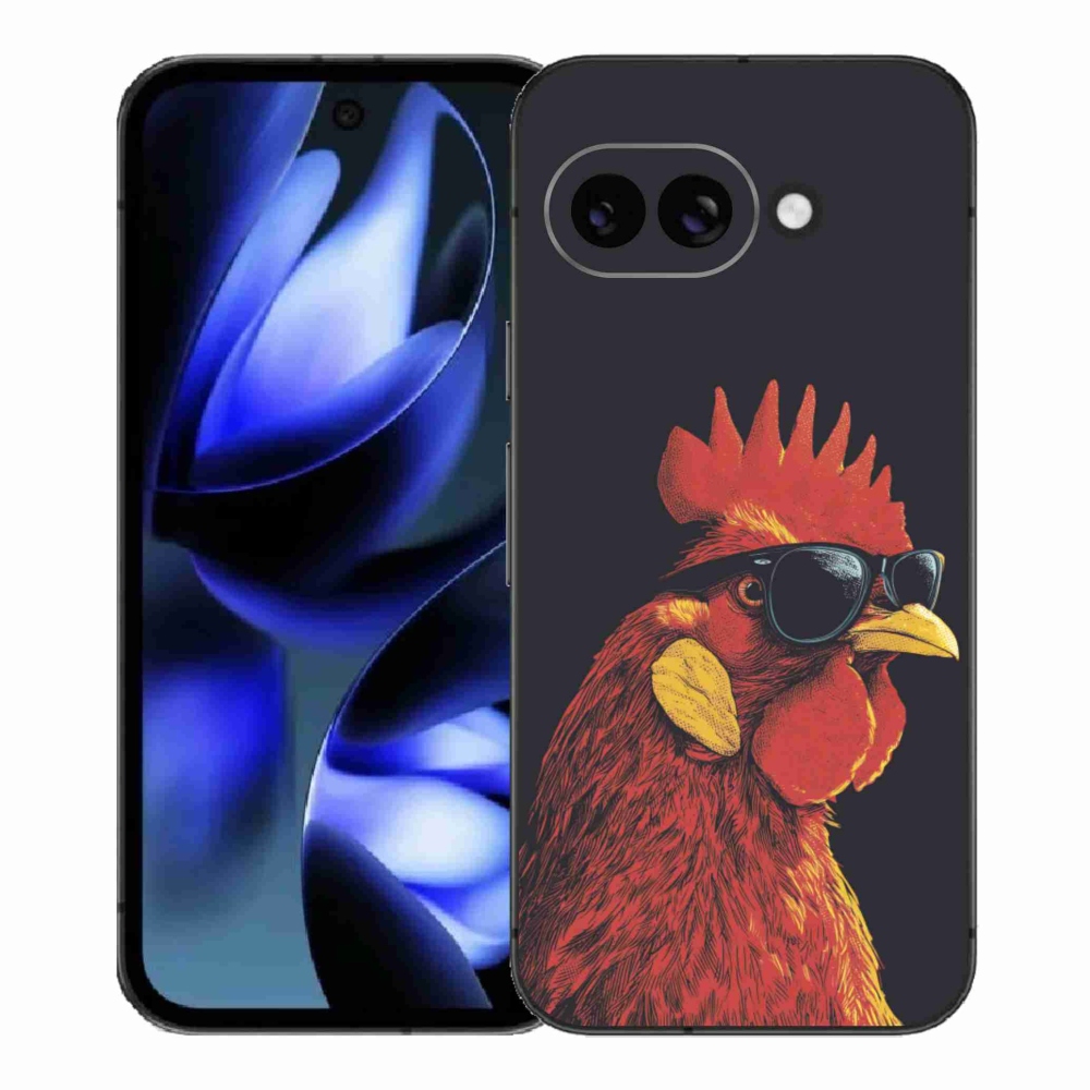 Gelový kryt mmCase na Google Pixel 9a - stylový kohout