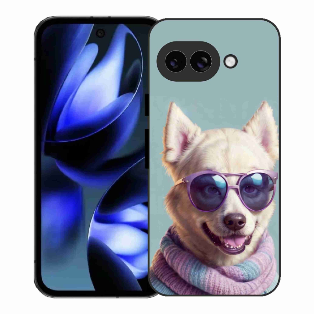 Gelový kryt mmCase na Google Pixel 9a - stylový německý špic