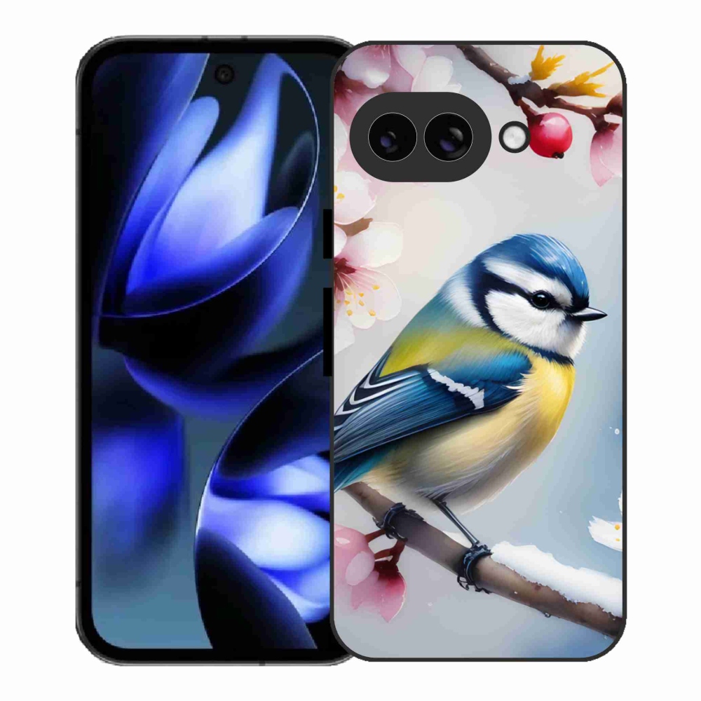 Gelový kryt mmCase na Google Pixel 9a - sýkorka