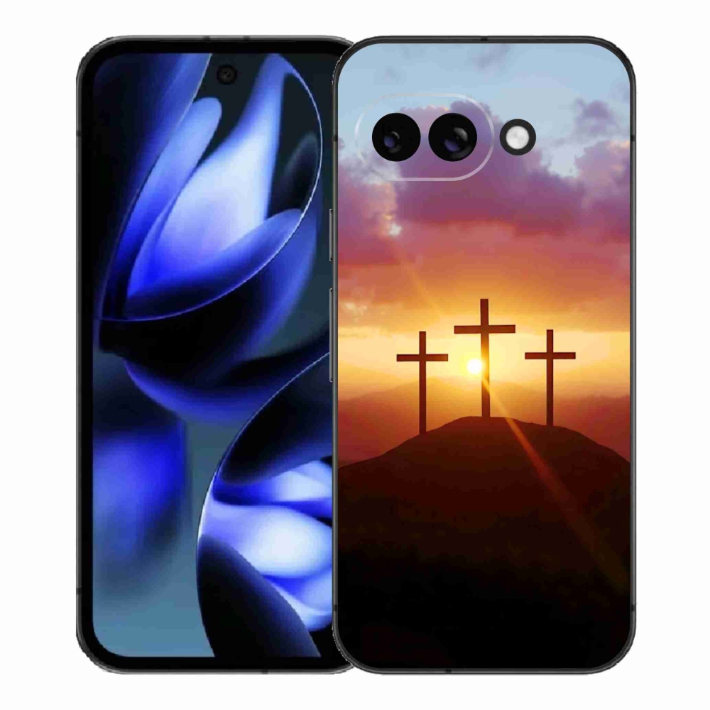 Gelový kryt mmCase na Google Pixel 9a - tři kříže