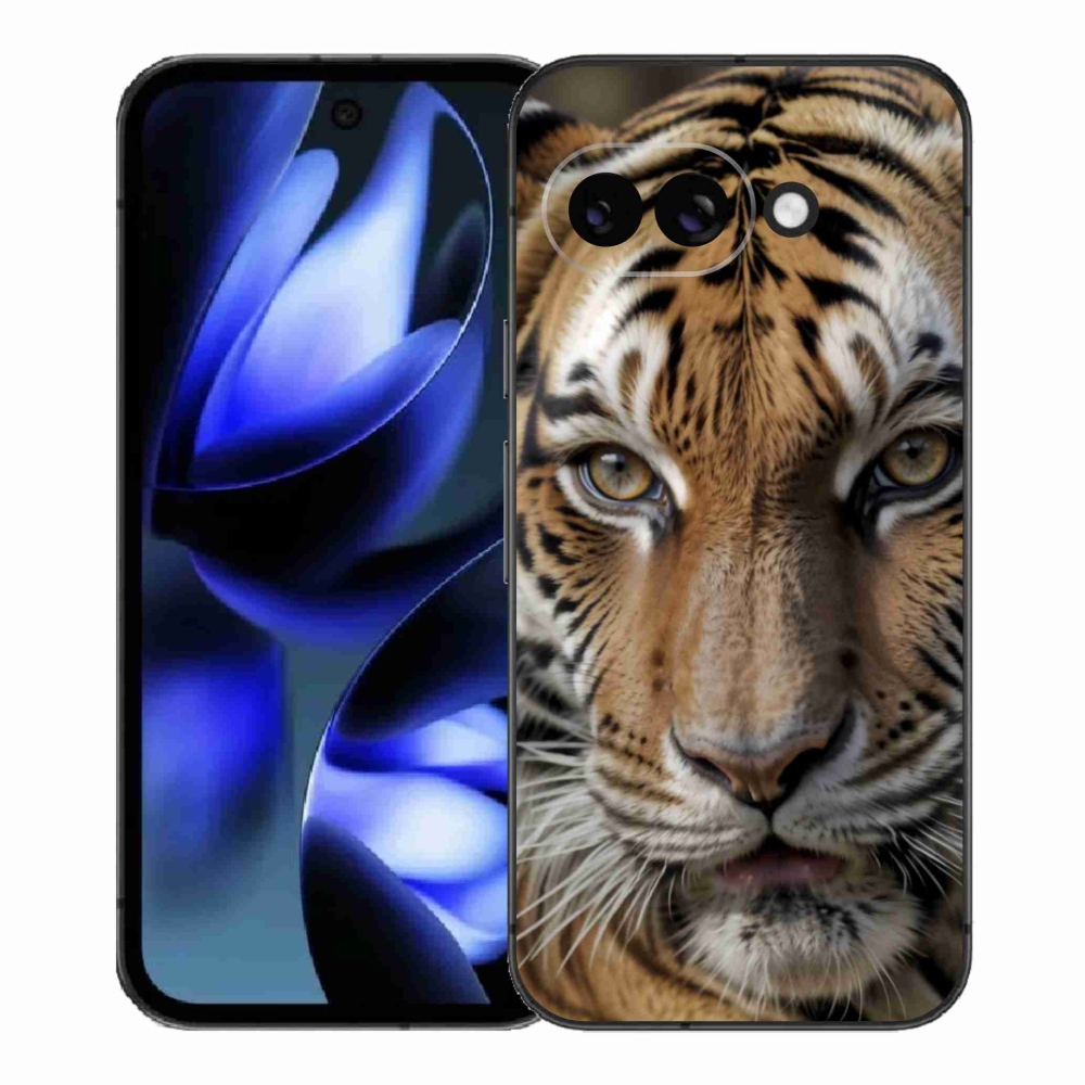 Gelový kryt mmCase na Google Pixel 9a - tygří pohled