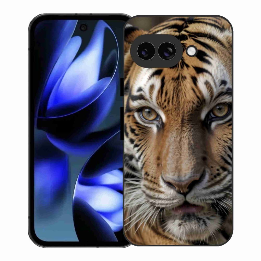 Gelový kryt mmCase na Google Pixel 9a - tygří pohled