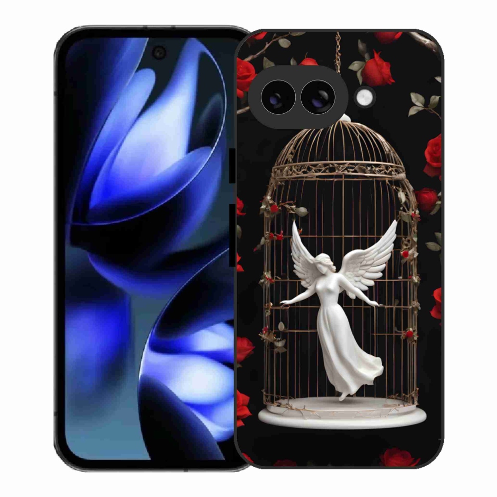 Gelový kryt mmCase na Google Pixel 9a - uvězněný anděl