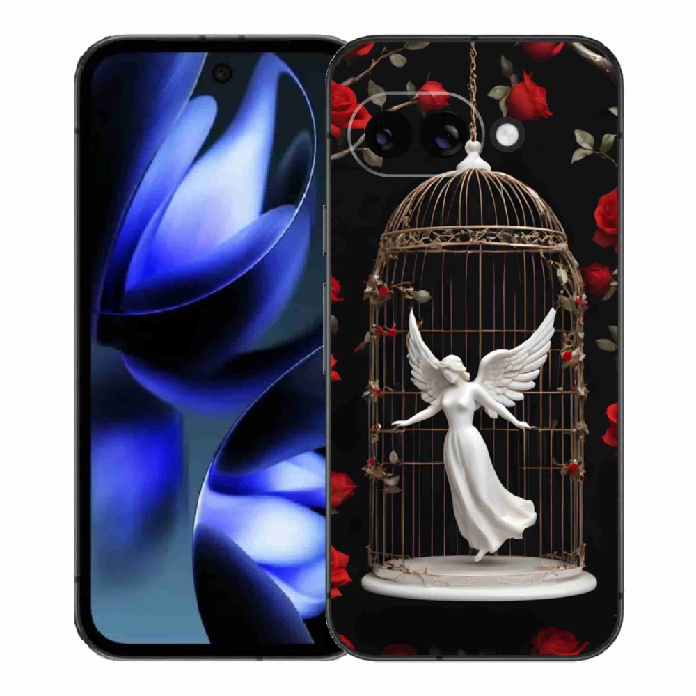 Gelový kryt mmCase na Google Pixel 9a - uvězněný anděl