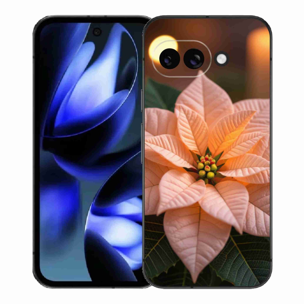 Gelový kryt mmCase na Google Pixel 9a - vánoční hvězda