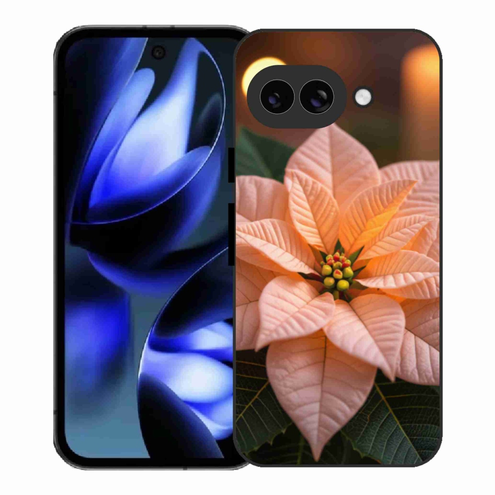 Gelový kryt mmCase na Google Pixel 9a - vánoční hvězda