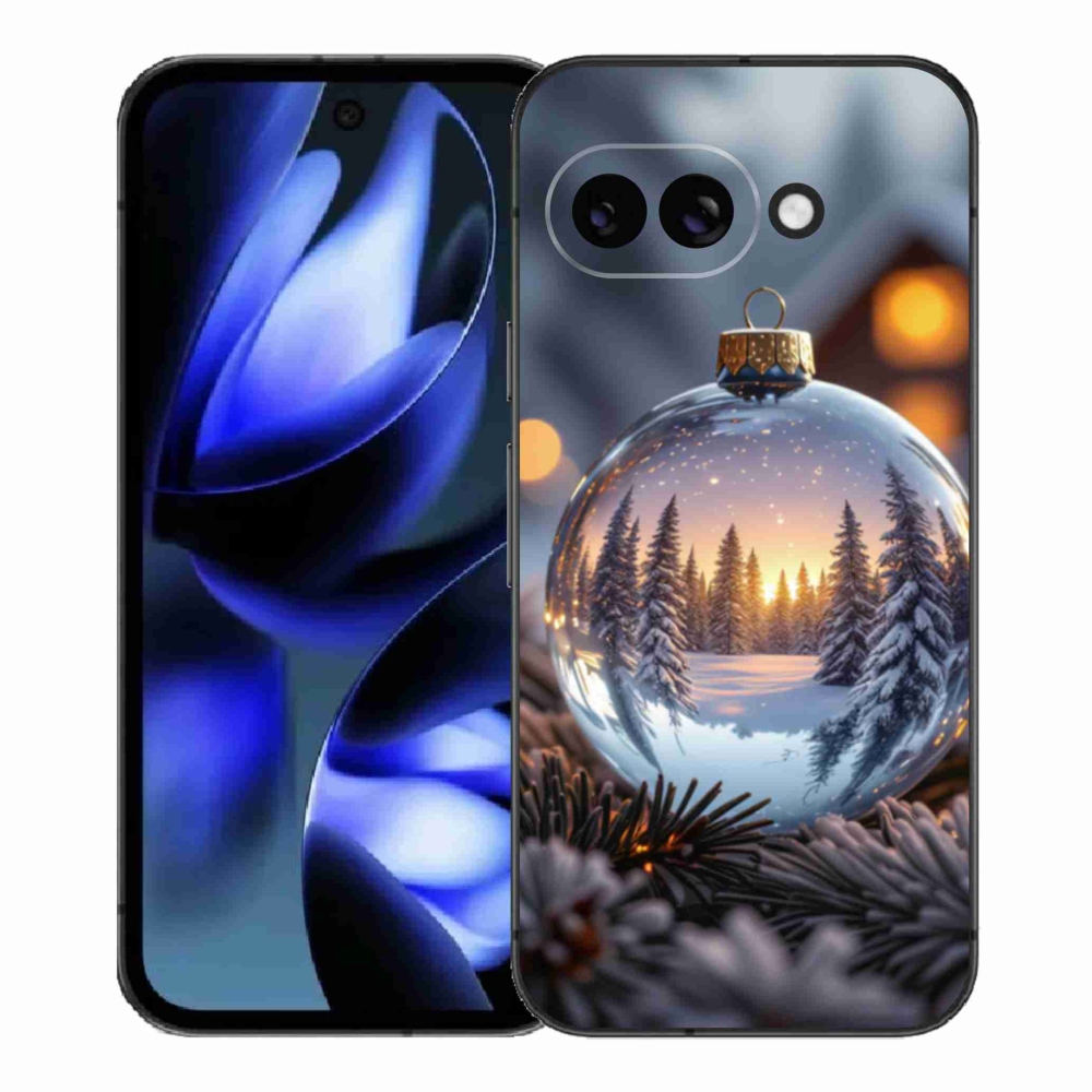 Gelový kryt mmCase na Google Pixel 9a - vánoční ozdoba